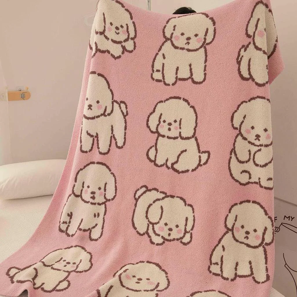 Eco-Friendly Cutie Bichon Diary Blanket Official