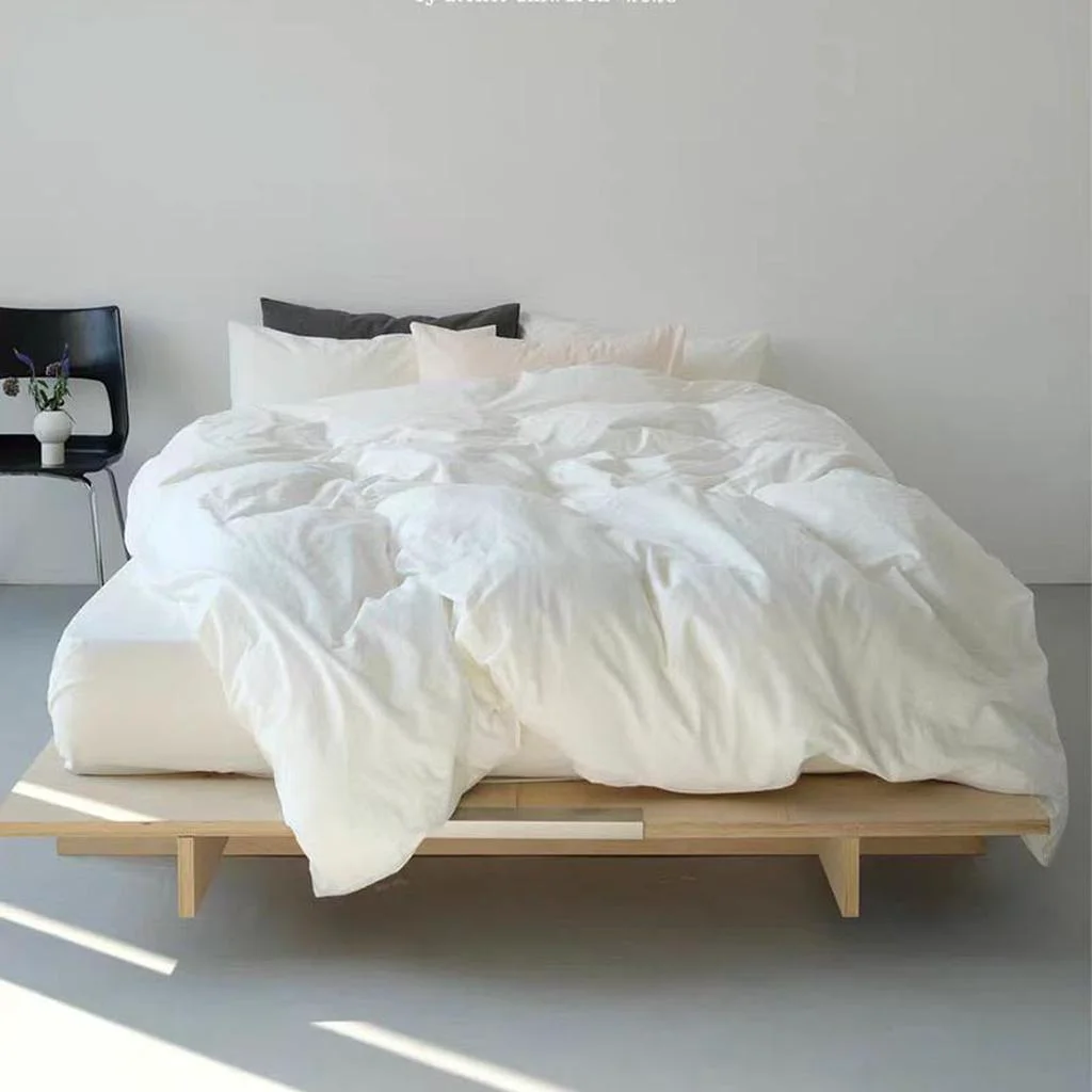 Casual Pastel Color Bedding Set – White Original