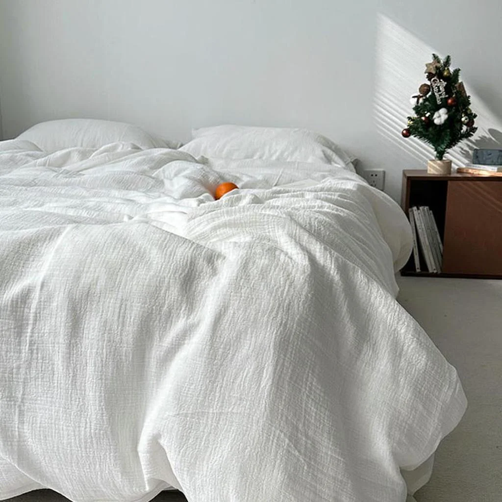 Artisan Airy Cloud White Bedding Set Unique