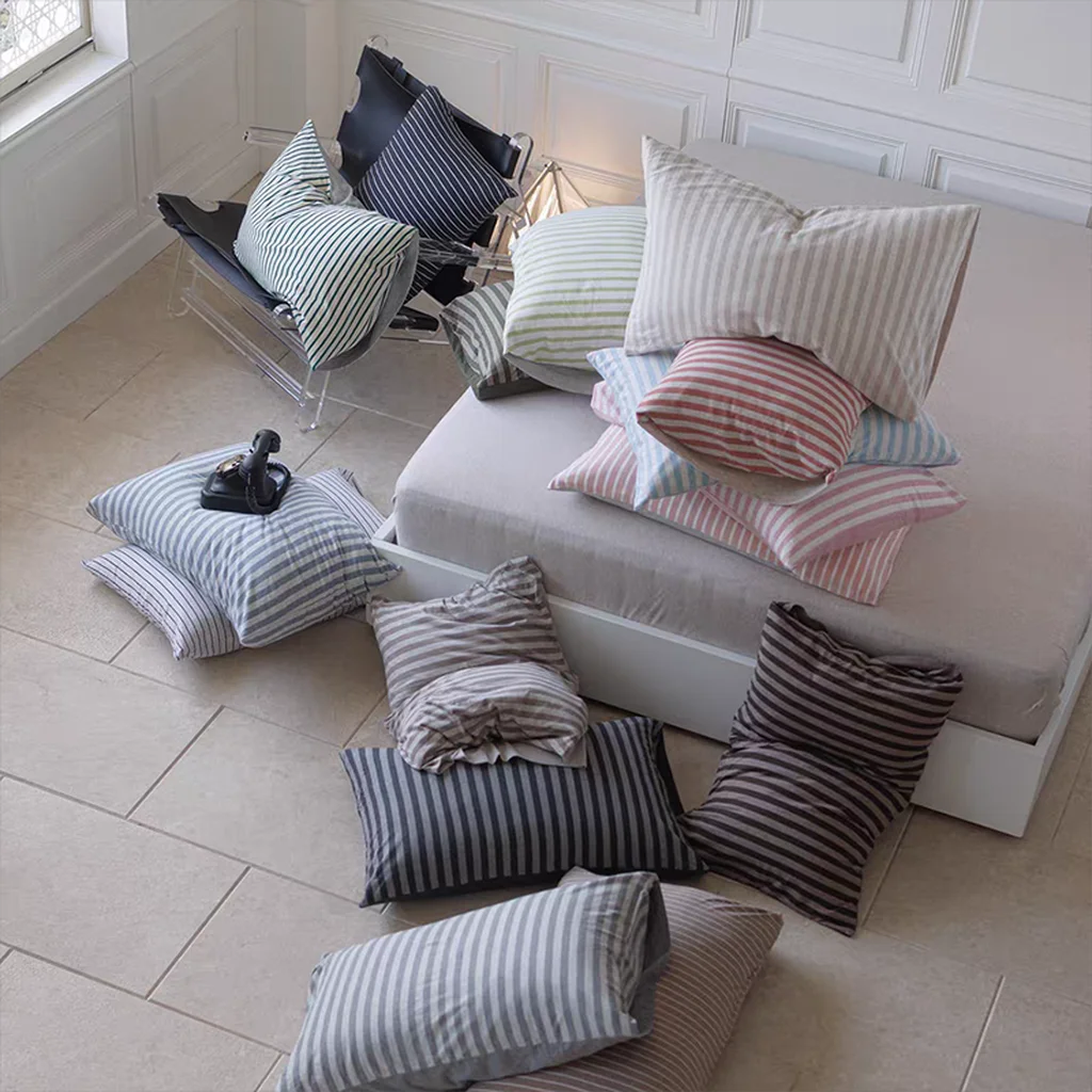 Advanced Soft Cotton Striped Pillowcase Elite