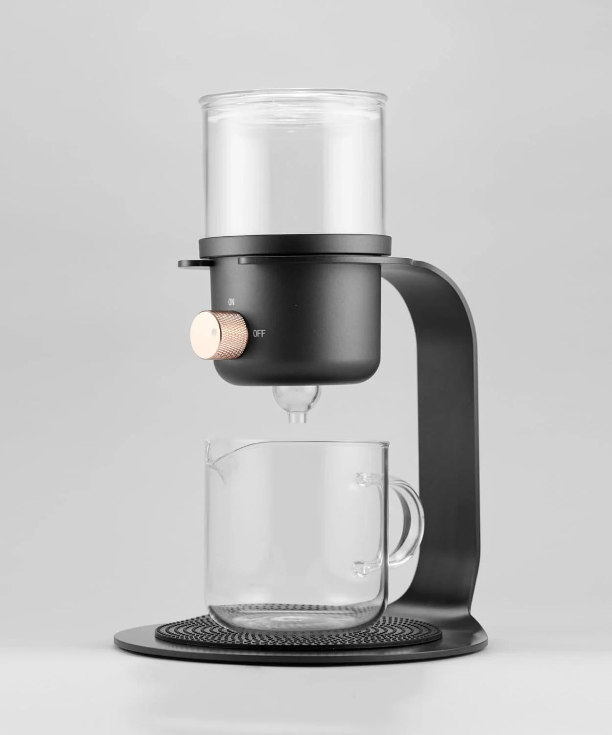 Sustainable Glass Tea Pot with Infusers for Loose Tea and Drip Coffee Pour Over Semi Automatic Tea Set with Magnetic Clear Teapot Black Safe