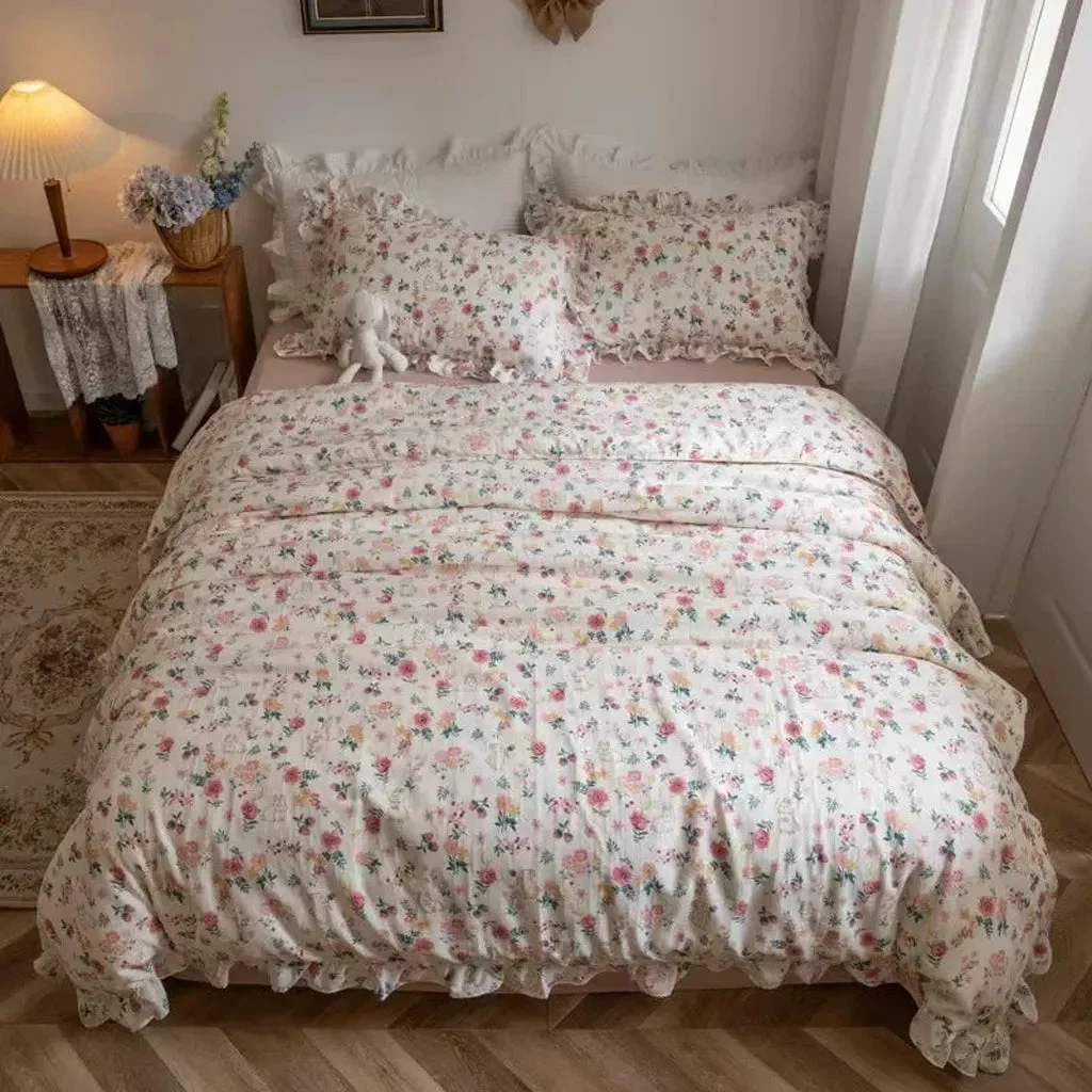 Professional Cute Strawberry Bedding Set Casual