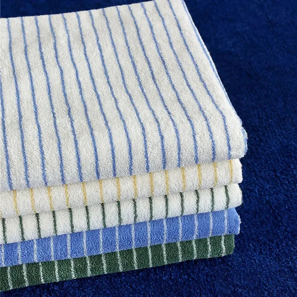 Safe Striped Cotton Terry Towel Fast