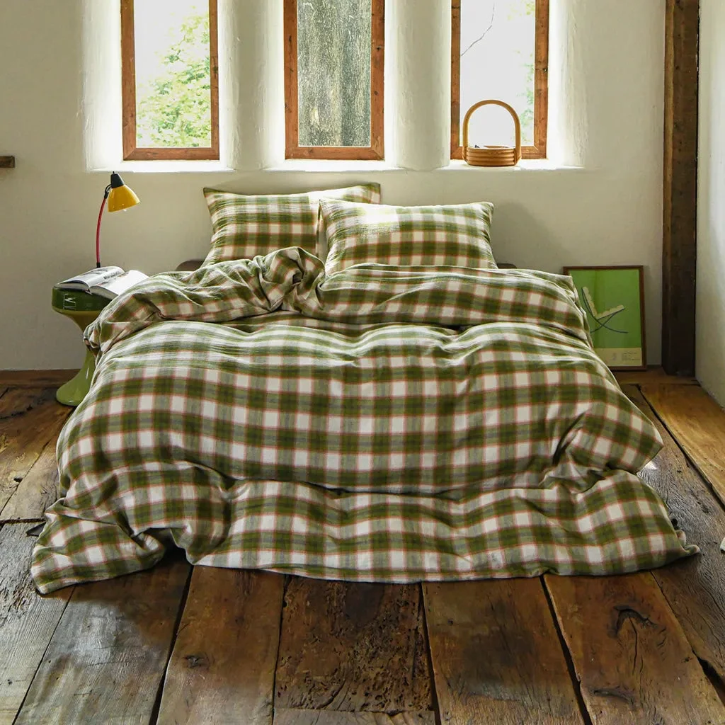 Selected Annie Plaid Bedding Set Excellent