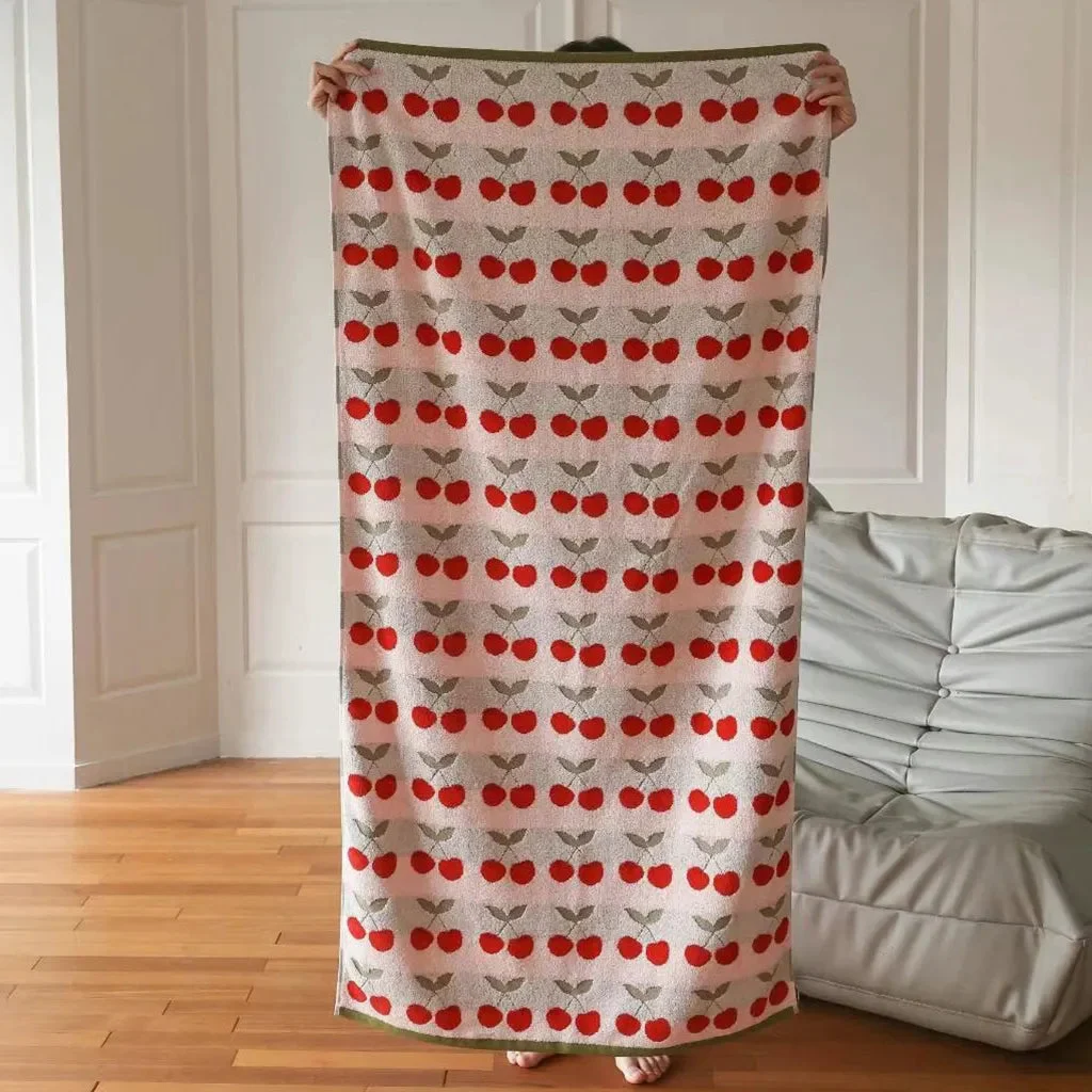 Comfortable Cherry Reversible Terry Towel Original