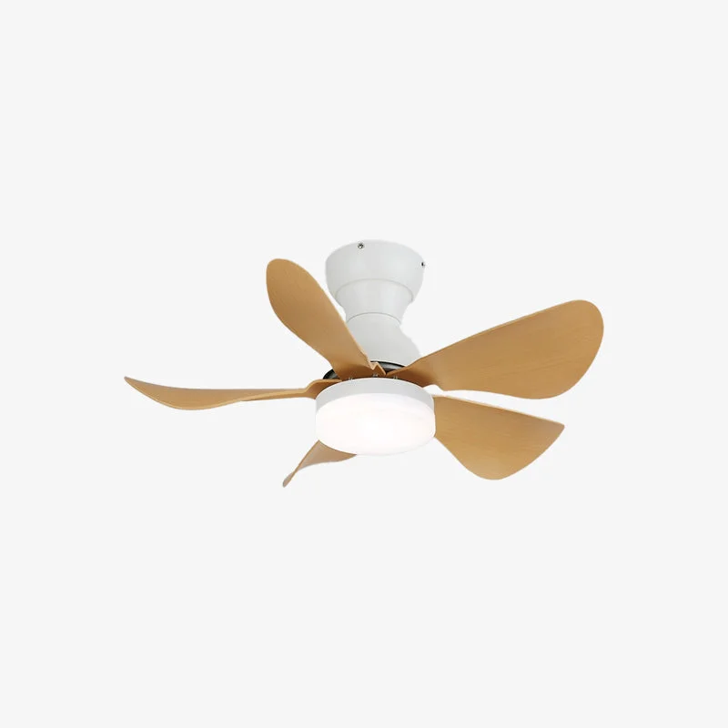Minimalist Embedded Five-Blade Fan Light Prestigious