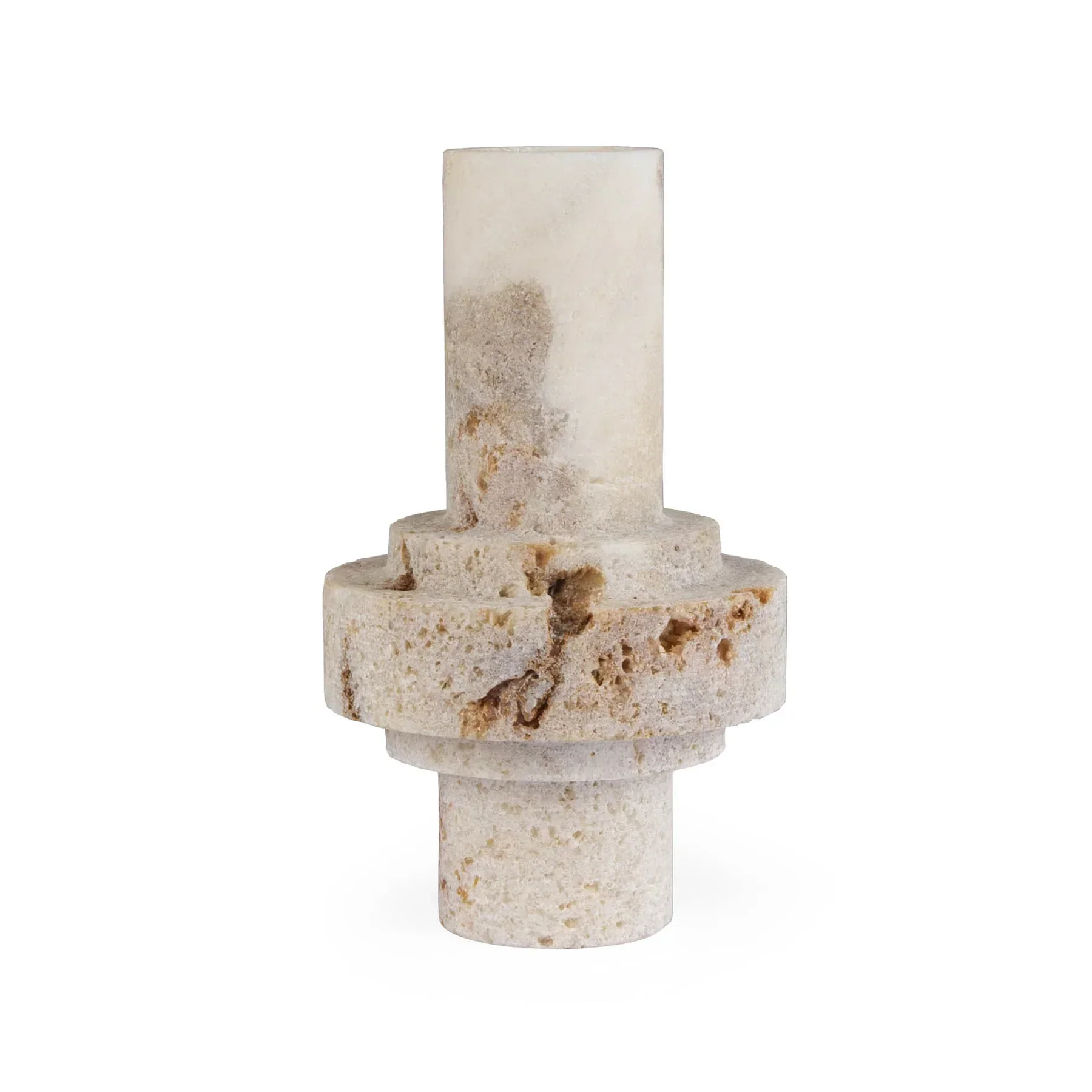 Elegant D-Bodhi Cylinder Onyx Vase – Medium Fine Crafted
