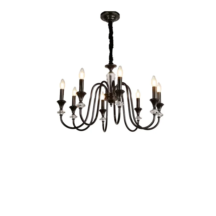 Verified Vintage Iron Scroll Chandelier Quality