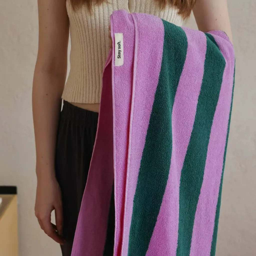 Reusable Vintage Striped Towel Authentic