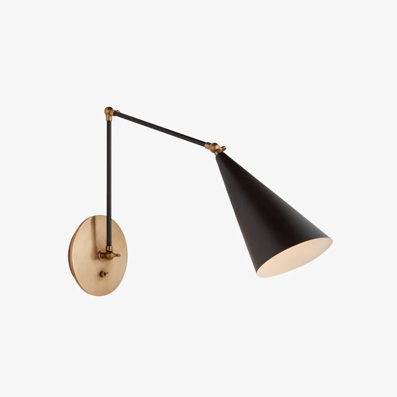 Clean Clemente Double Arm Wall Lamp Safe