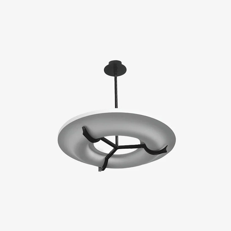 Relaxed Eric Schmitt Ring Plaster Chandelier Crafted
