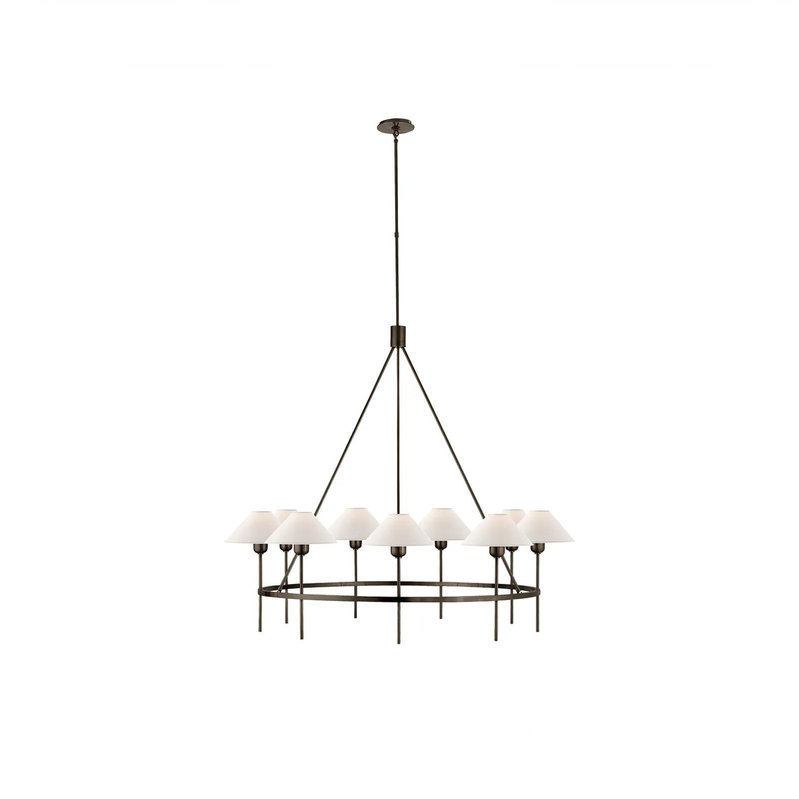 Fine Hackney Industrial Cage Chandelier Traditional