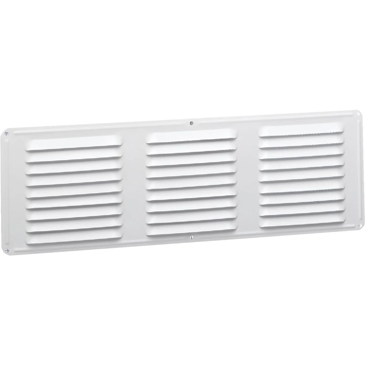 Luxury Air Vent 16 In. x 6 In. White Aluminum Under Eave Vent Effective