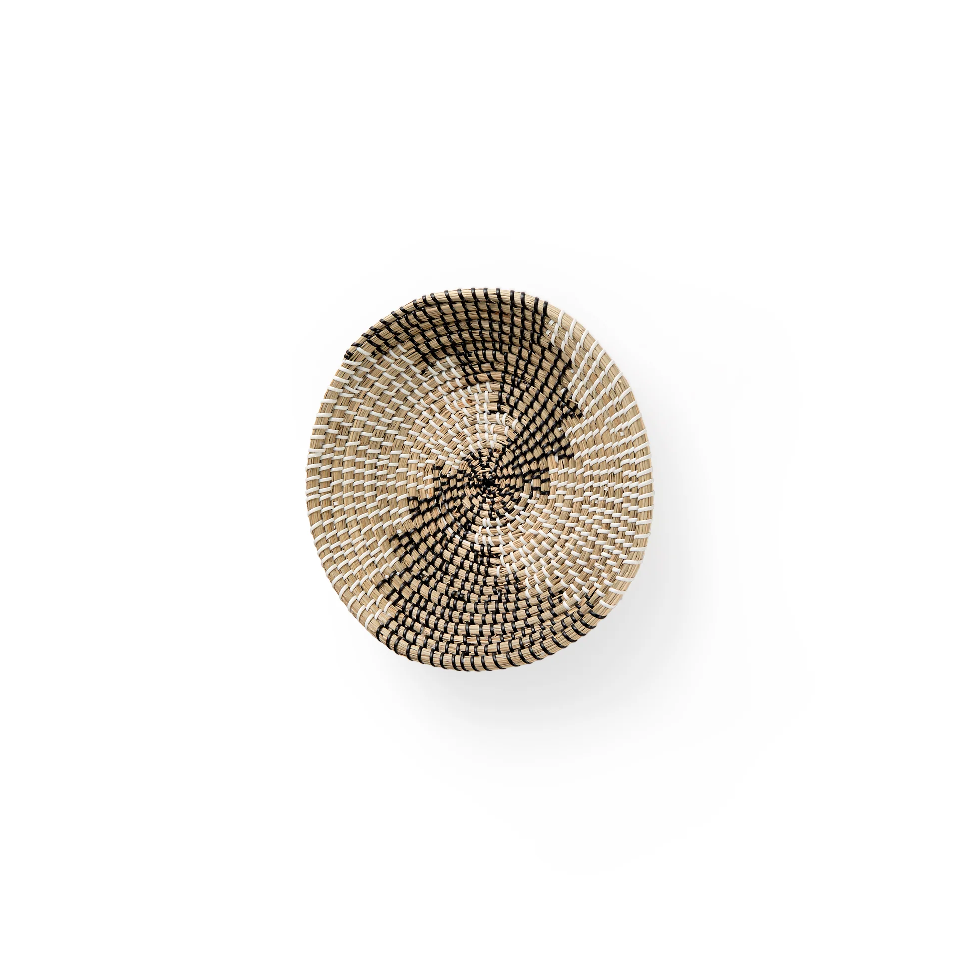 Luxury Luna Seagrass Round Hanging Plate Smart