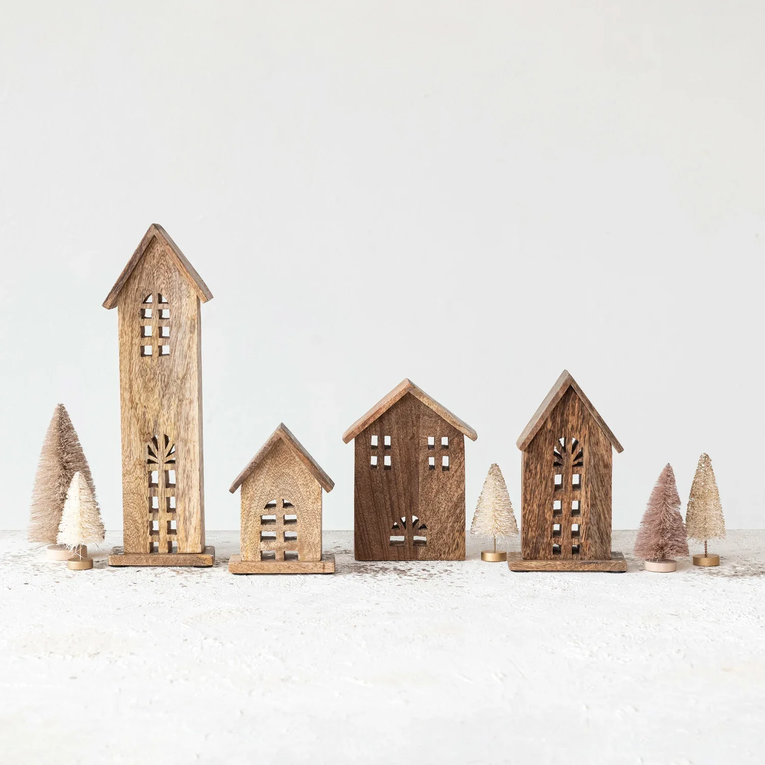 Top-Quality Carved Mango Wood House Trendy