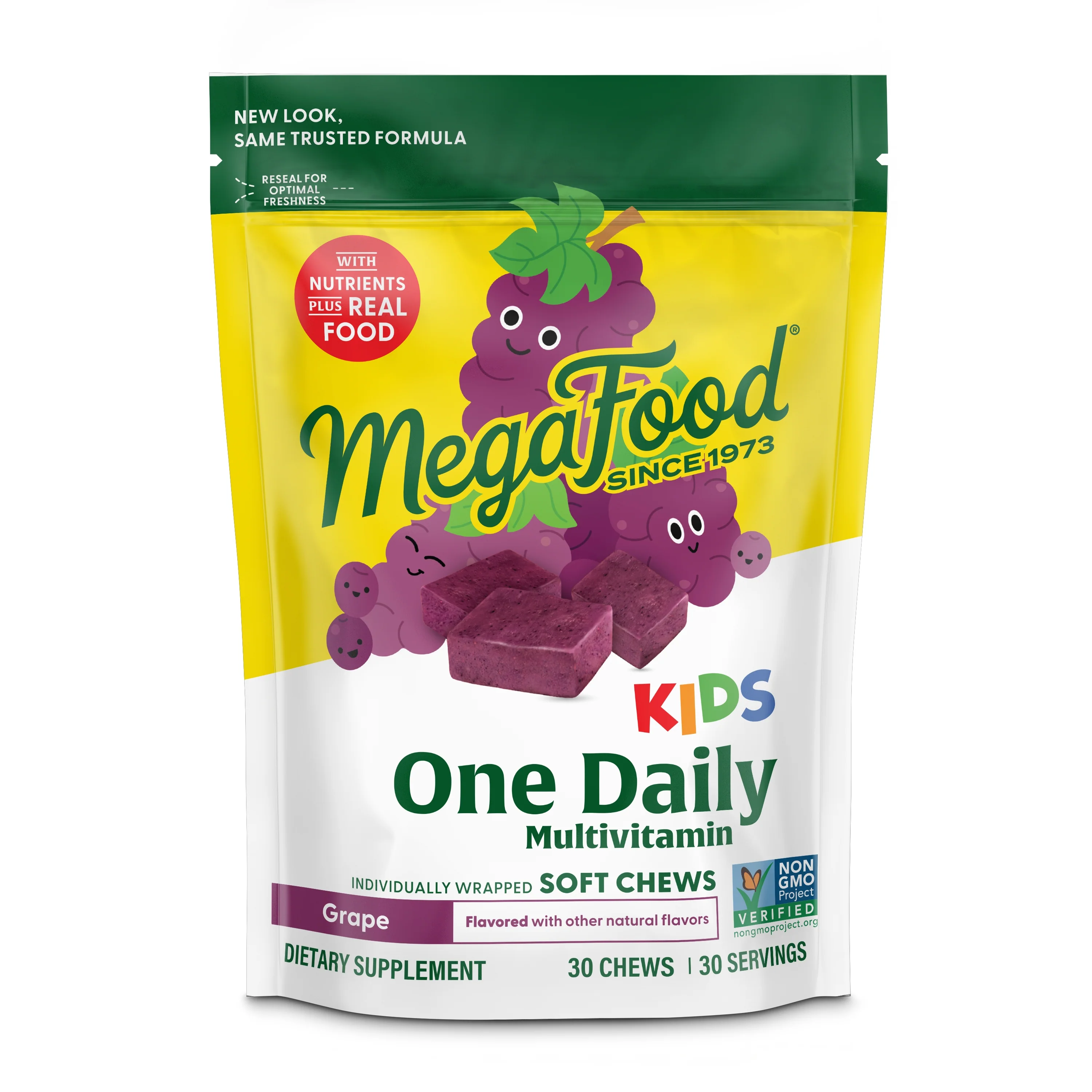 Fast MegaFood Kids One Daily Multivitamin Soft Chews Green
