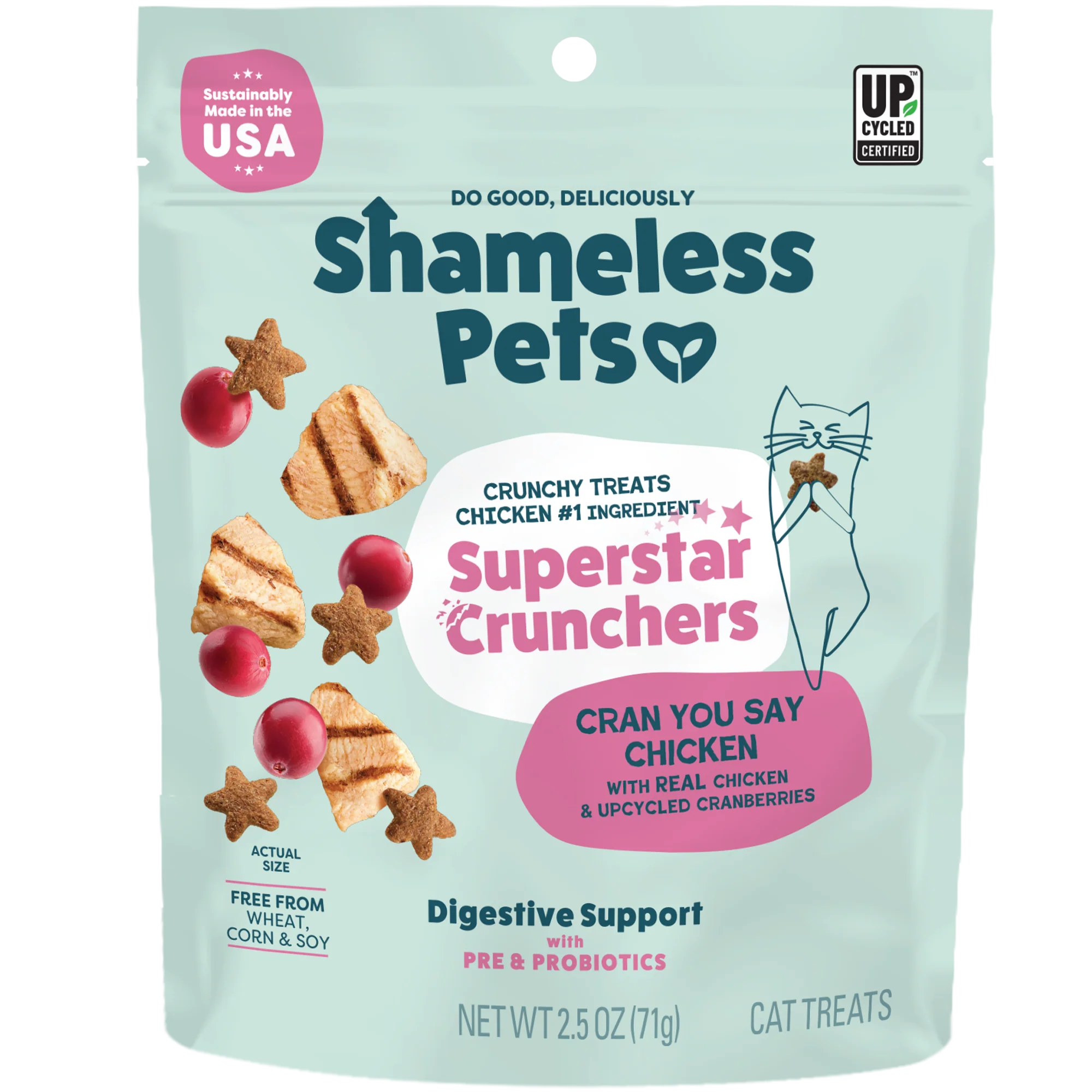 Exceptional Shameless Pets Cran You Say Chicken Cat Treats Durable
