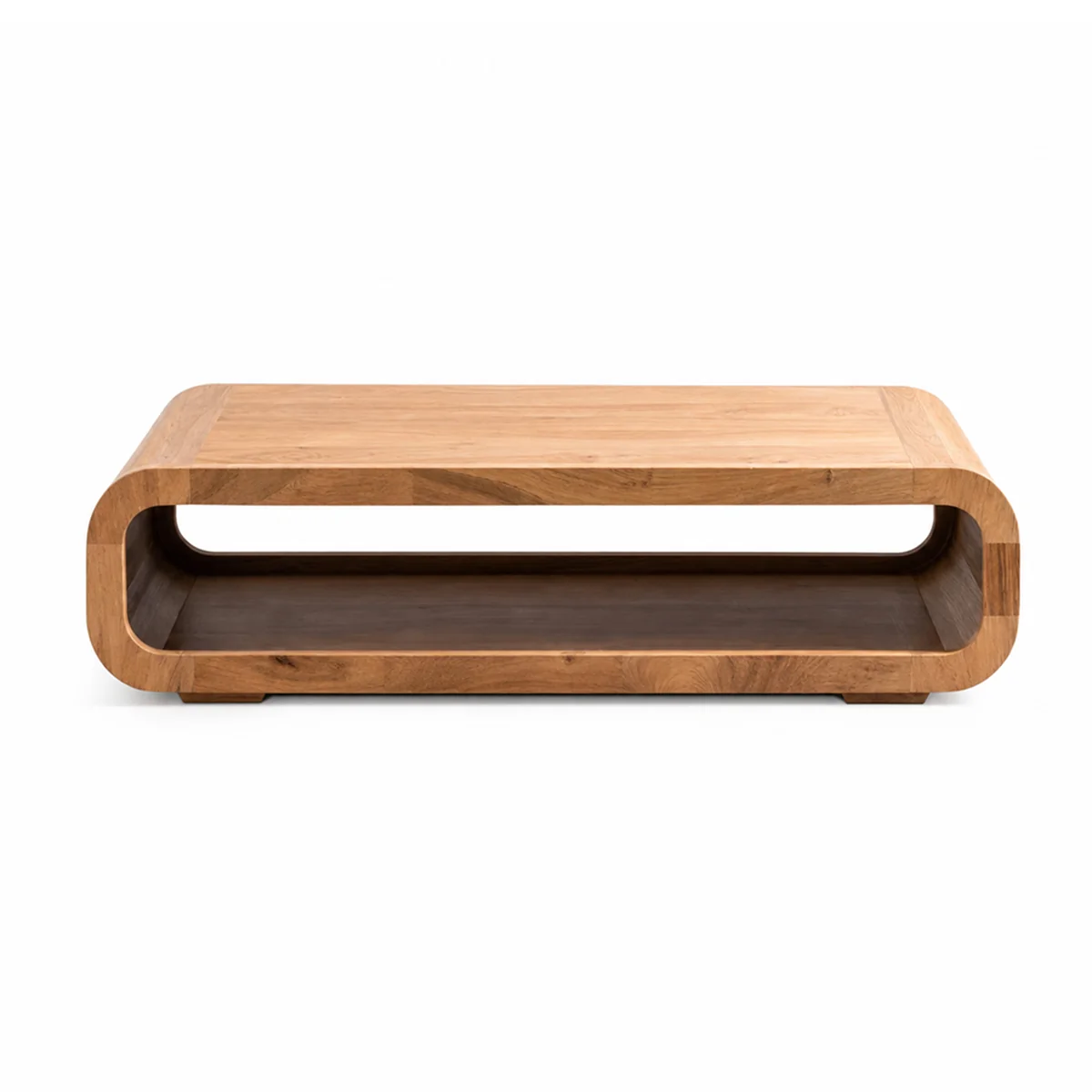 Minimalist Form Curve Coffee Table Prestigious