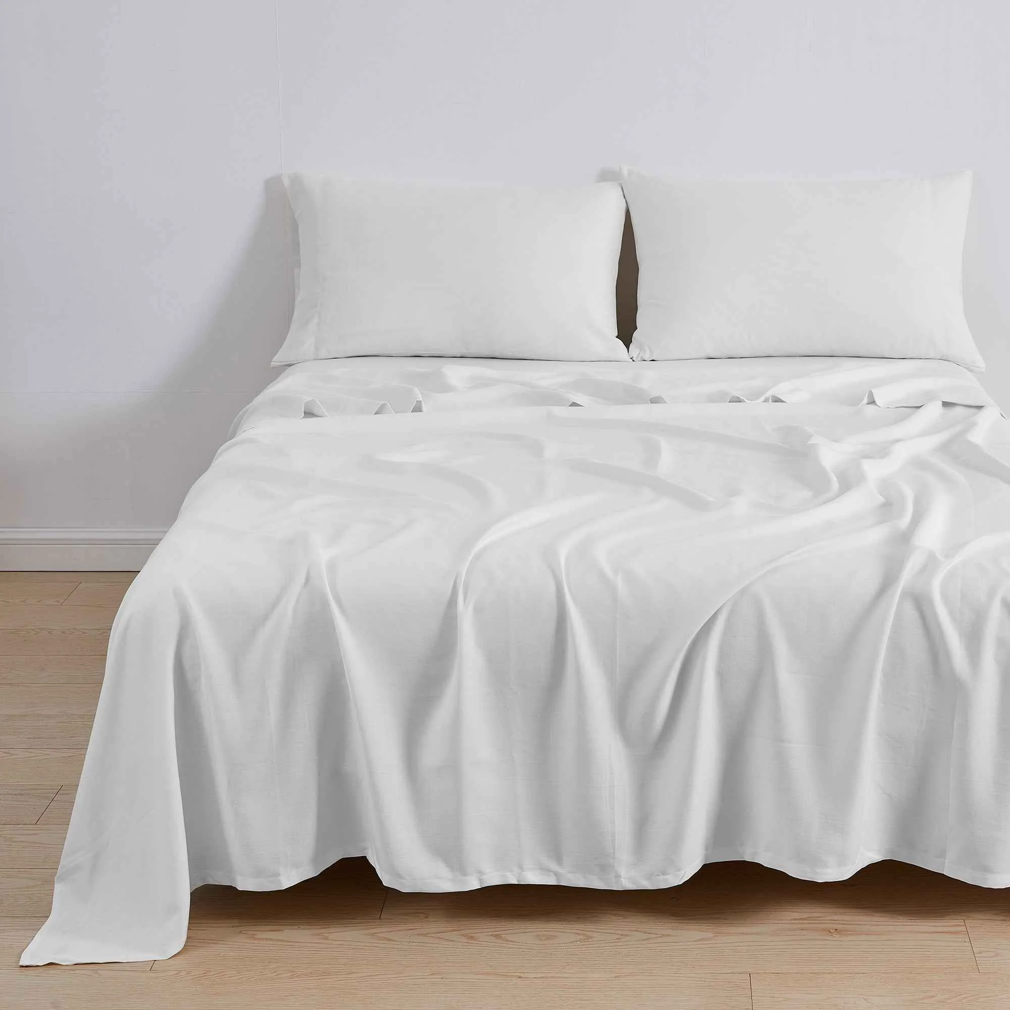 Unique TENCEL™ Lyocell Linen Blend Sheet Set – Magdalena Collection Optimized