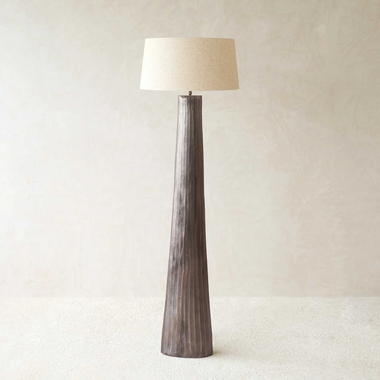 Casual Mijas Floor Lamp Dark Brown Bronze 126cm High-Performance