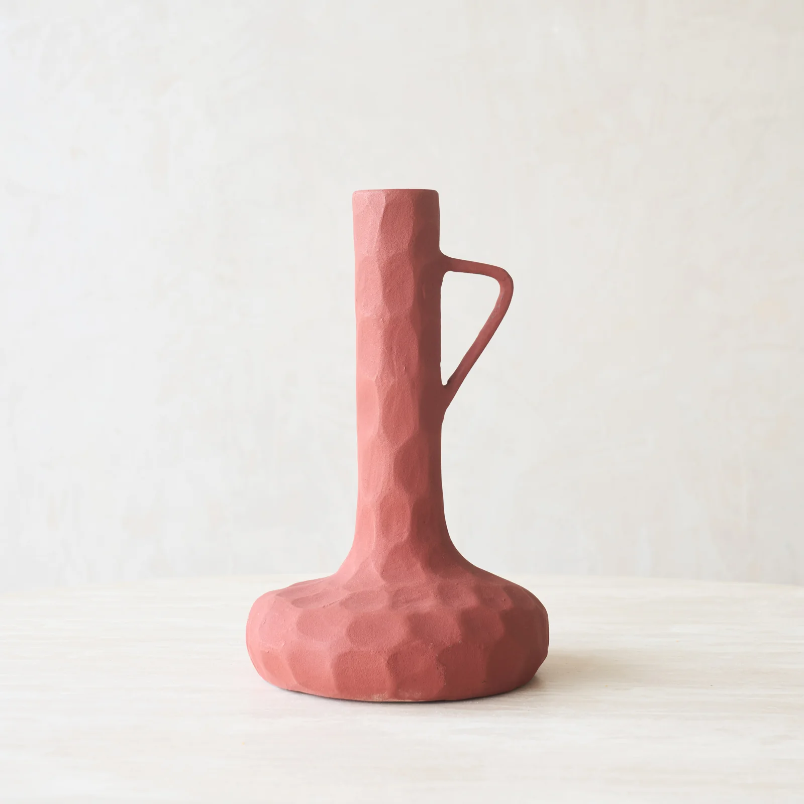 Fashionable Cingoli Vase Brick Red Minimalist