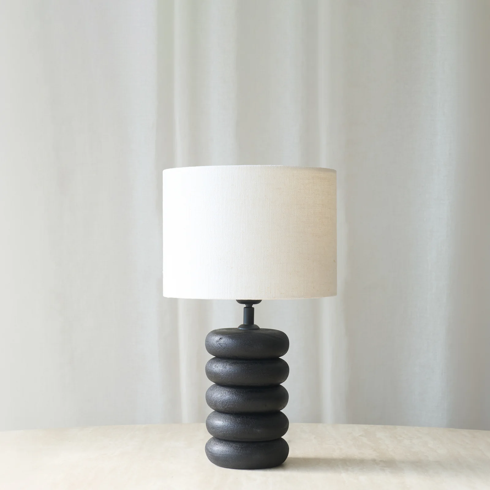 Reliable Budongo Table Lamp Black 28cm Fine Crafted