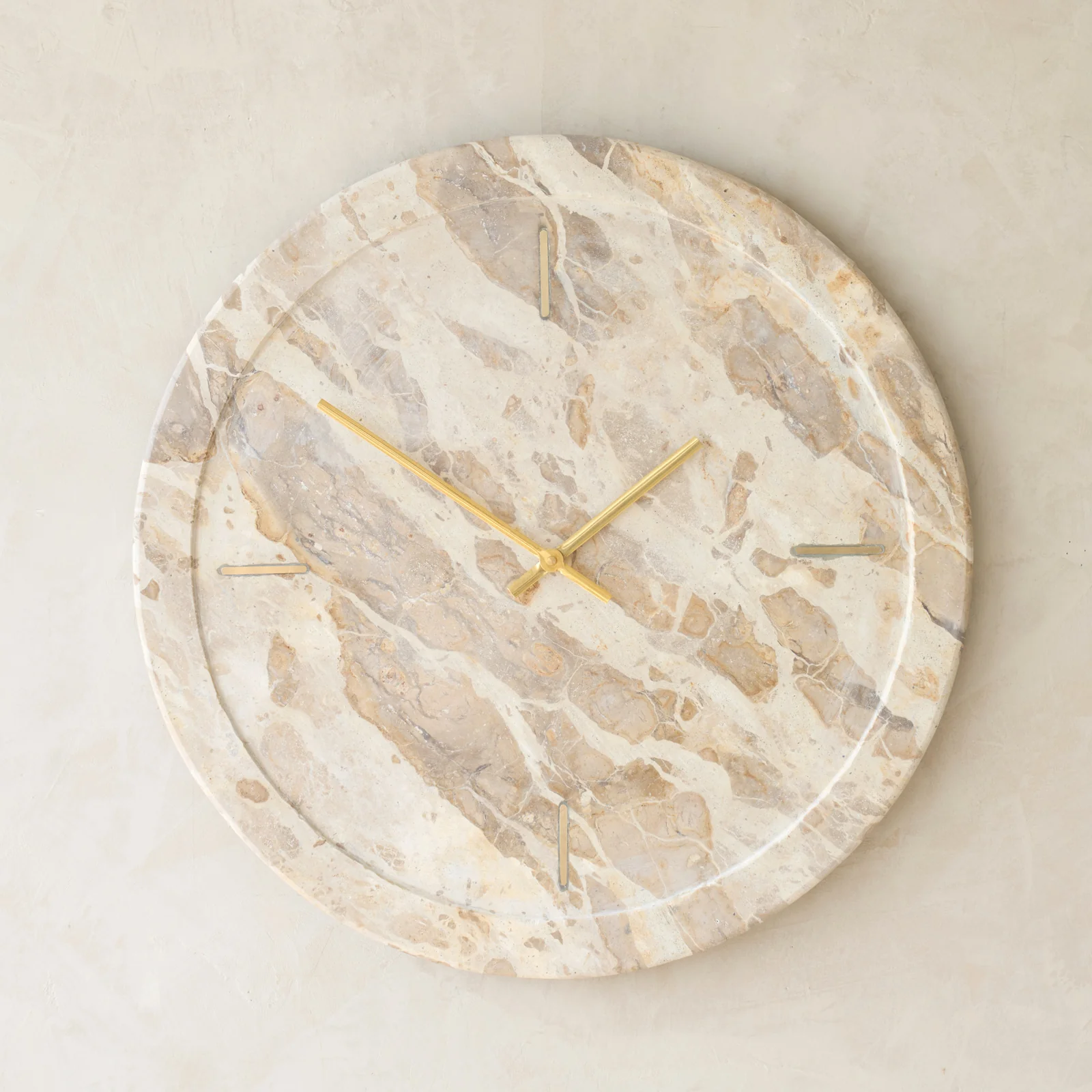 Selected Sistelo Clock Taupe Marble Proven