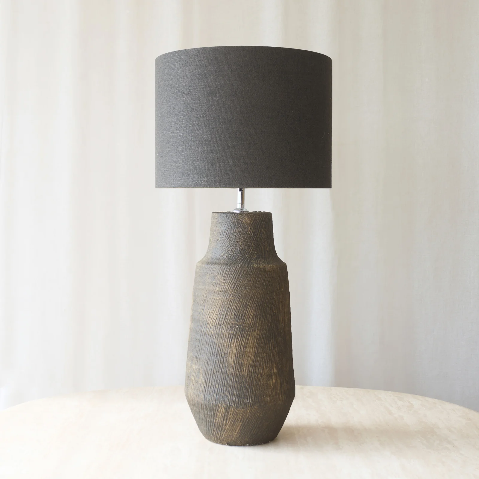Healthy Kidira Table Lamp Dark Brown 55cm Trusted