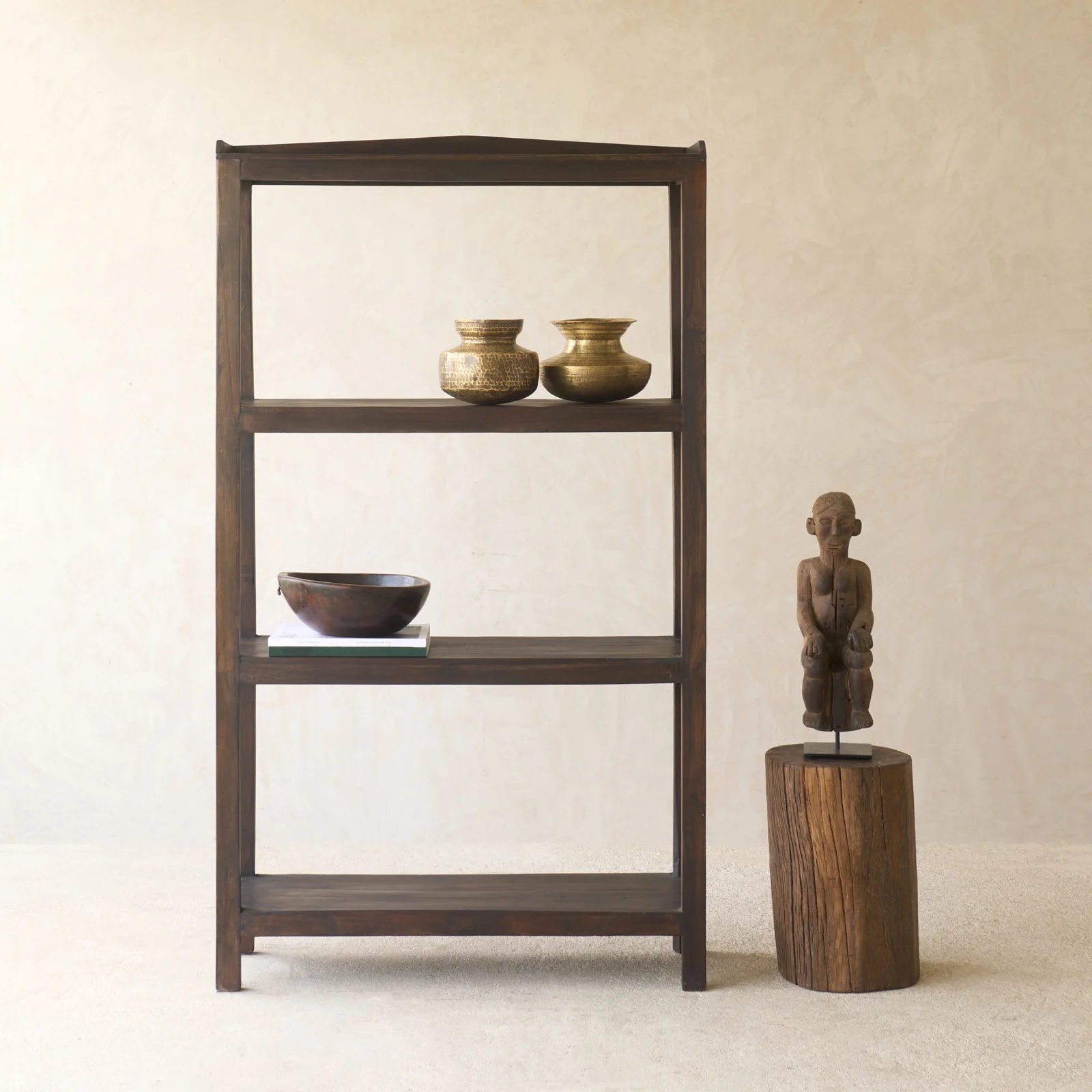 Elite Vintage Large Shelf Dark Brown Classic