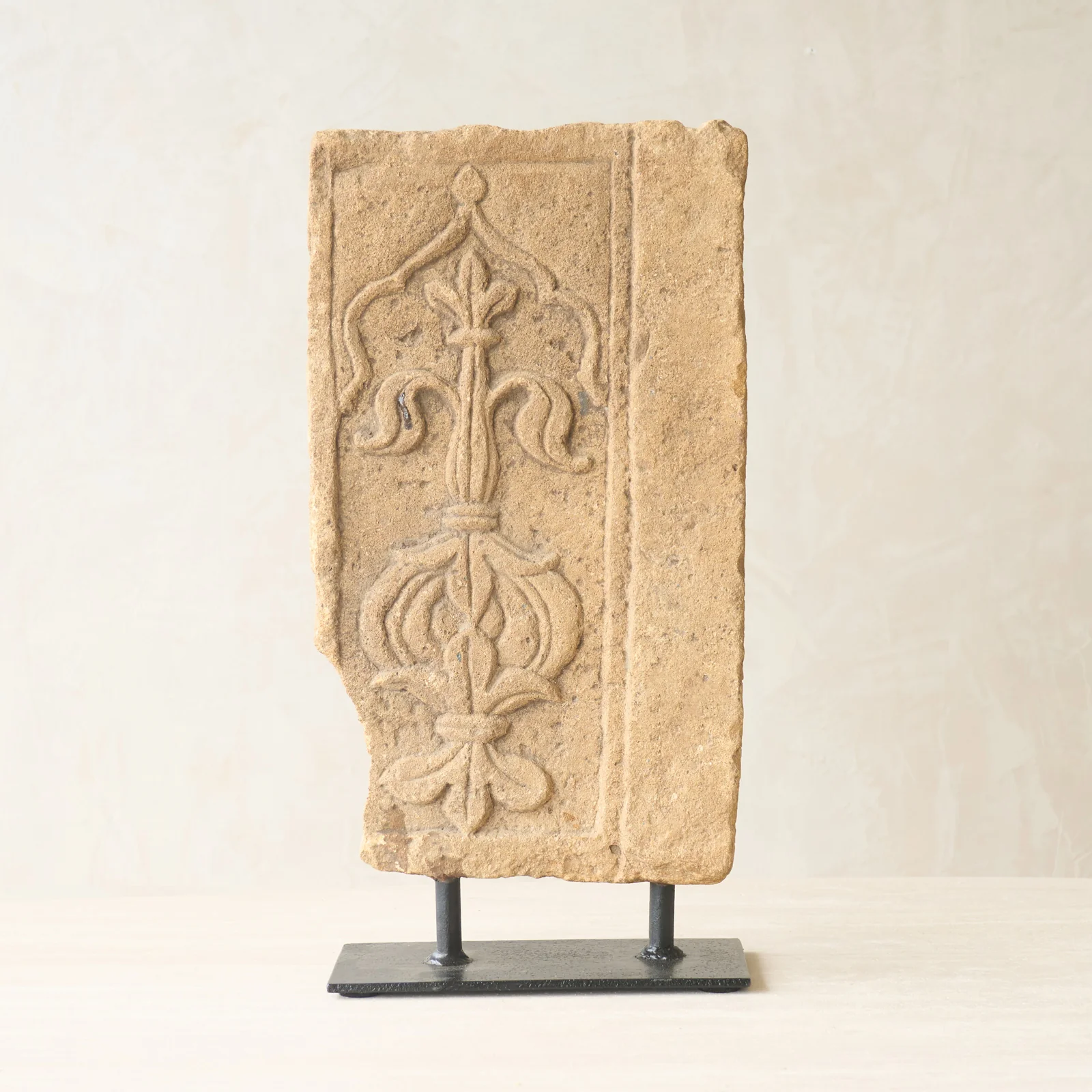 Luxury Salvaged Sandstone Architectural Carving Genuine