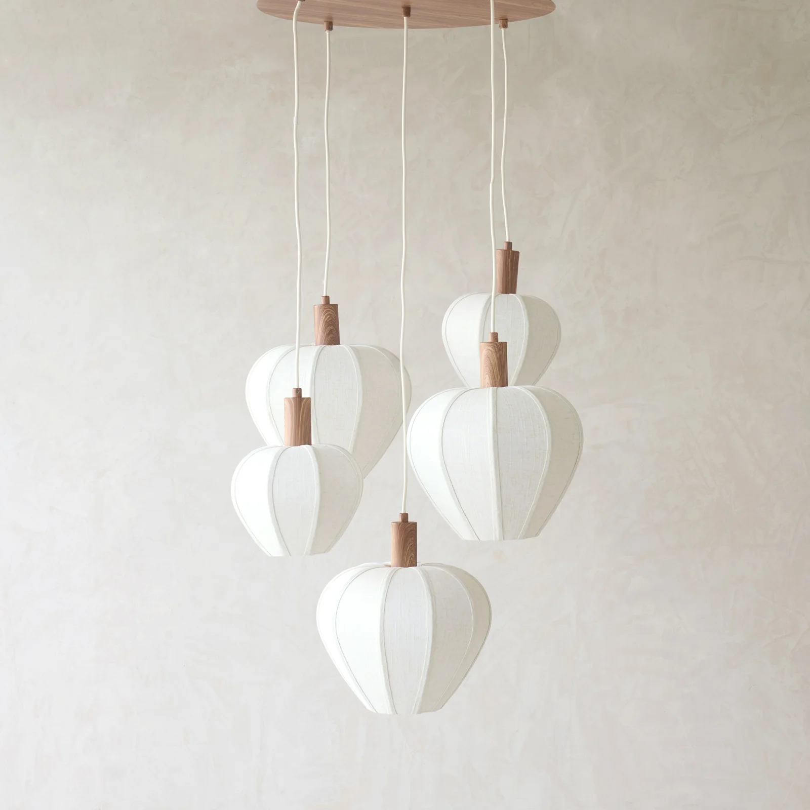 Sophisticated Huxi Hanging Lamp Cream Luxury