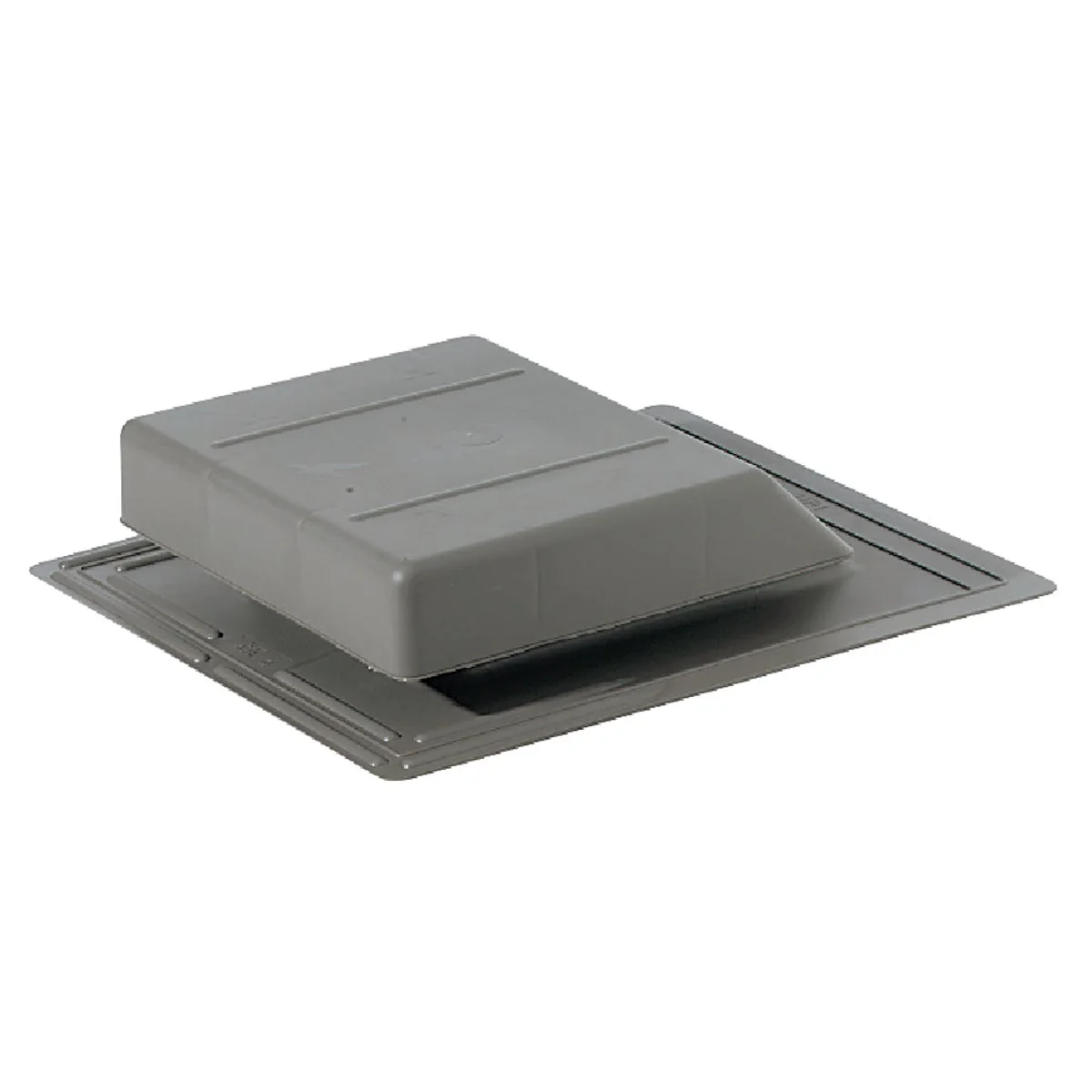 Consistent Airhawk 61 In. Weatherwood Plastic Slant Back Roof Vent User-Friendly