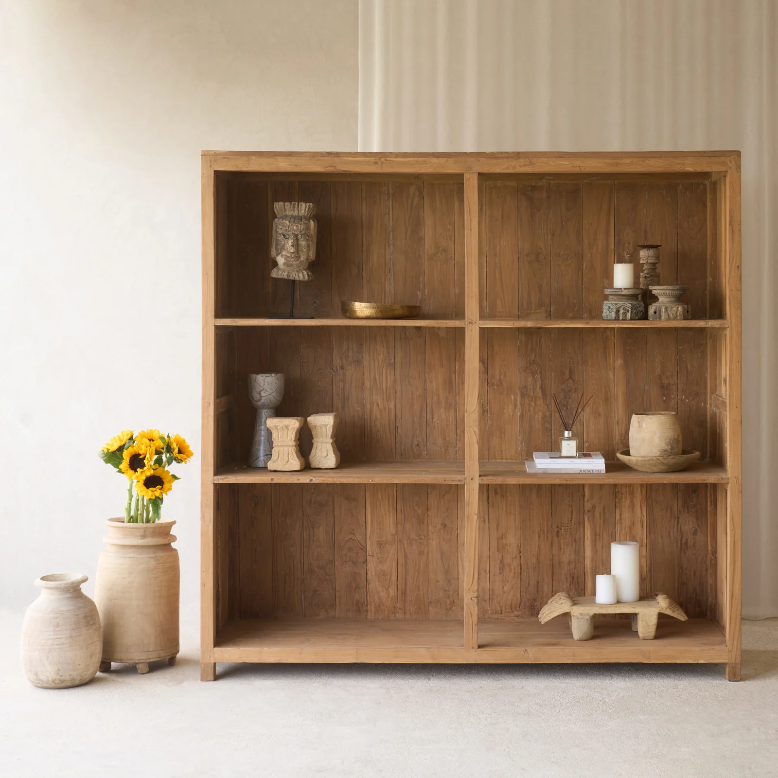 Smooth Vintage Large Shelf Natural High-Quality