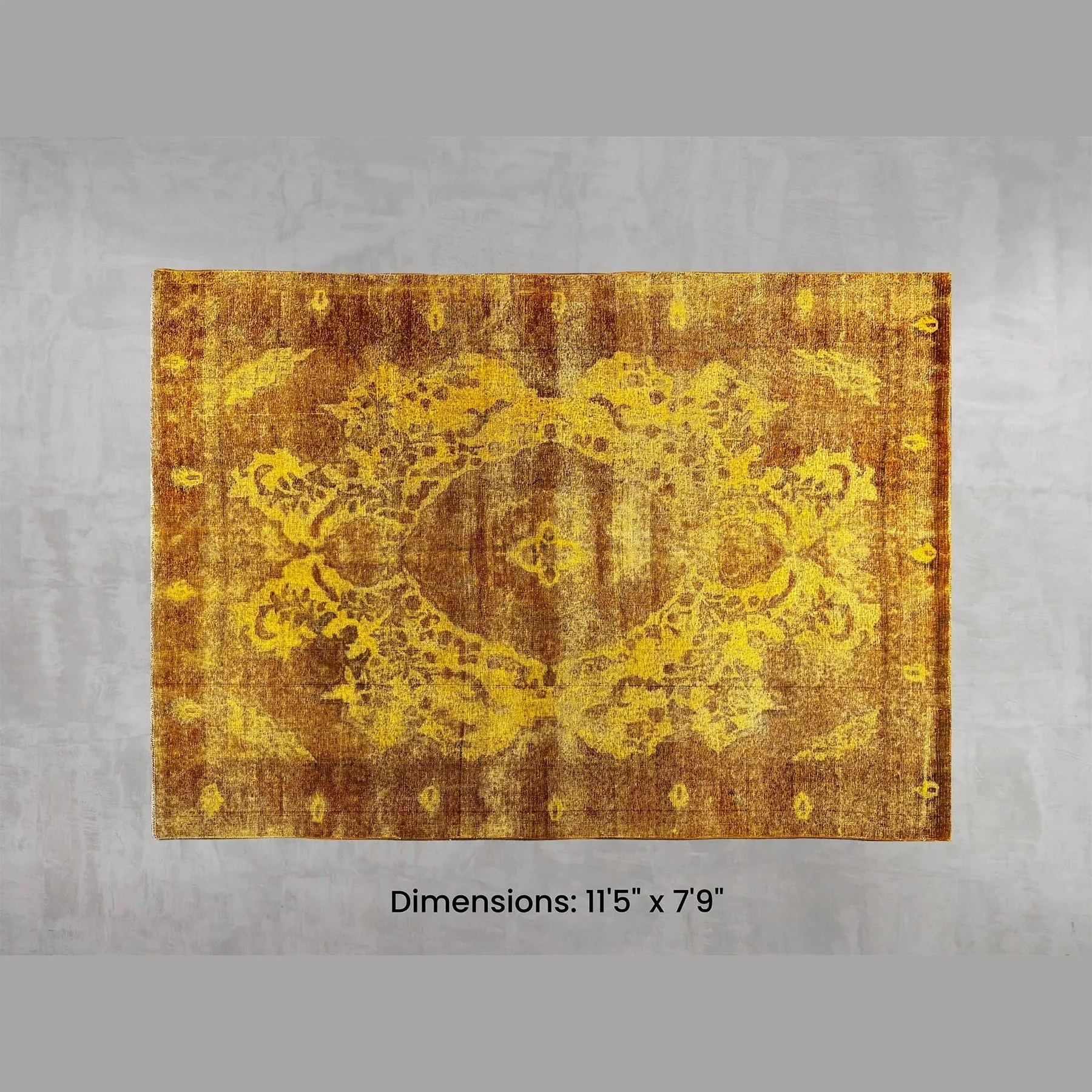 User-Friendly Namaste Rug – Yellow 11’5 x 7’9 Long-Lasting