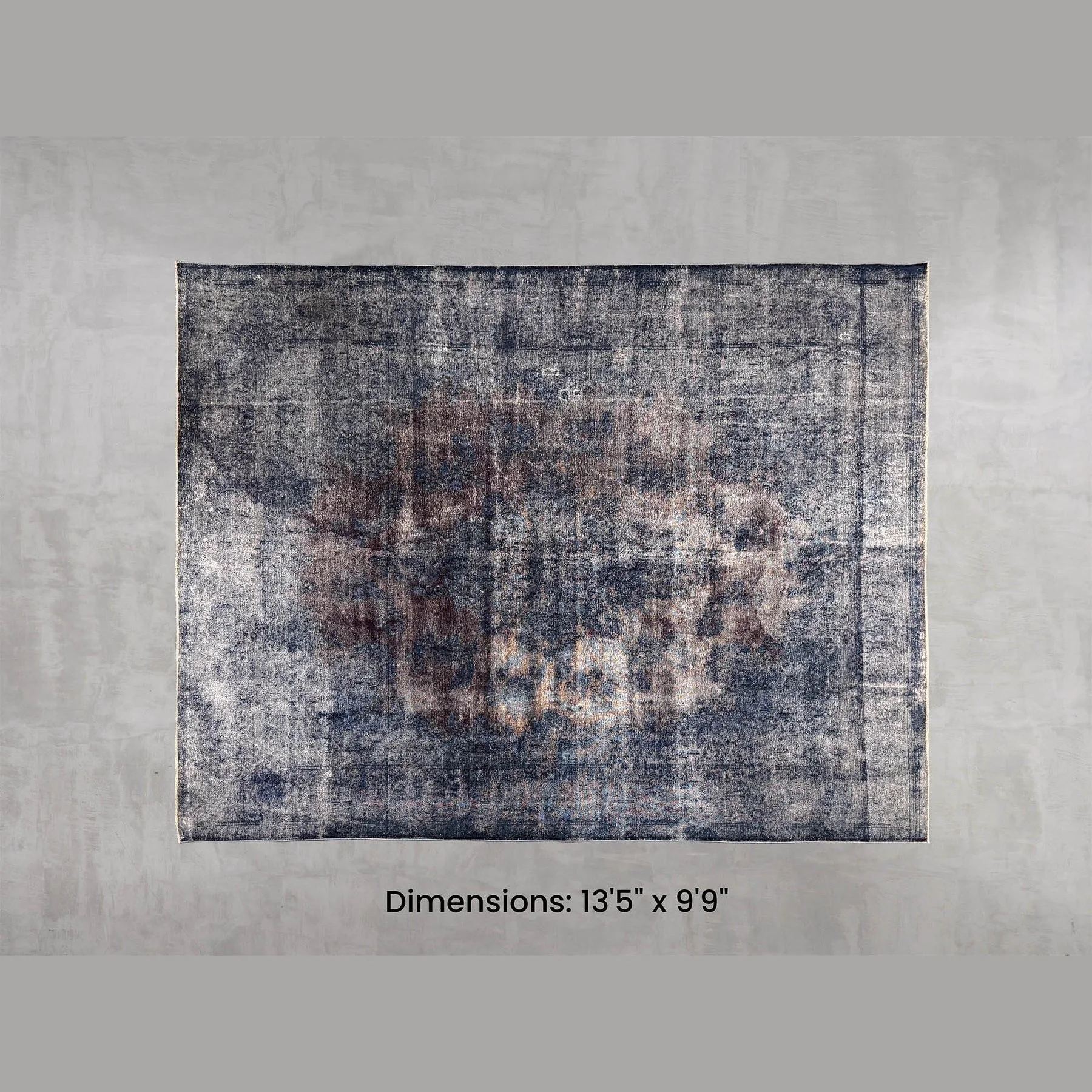 Reusable Namaste Rug – Blue Brown 13’5 x 9’9 Dependable
