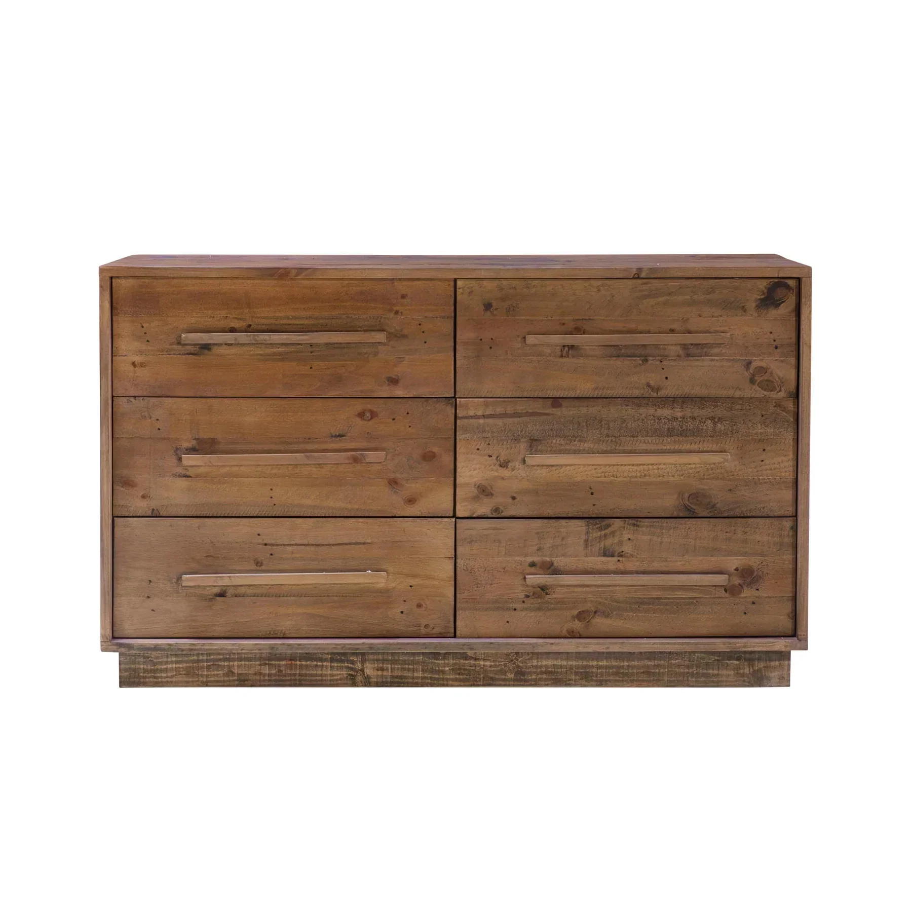 Versatile Nevada 6 Drawer Dresser – Dark Driftwood Enhanced