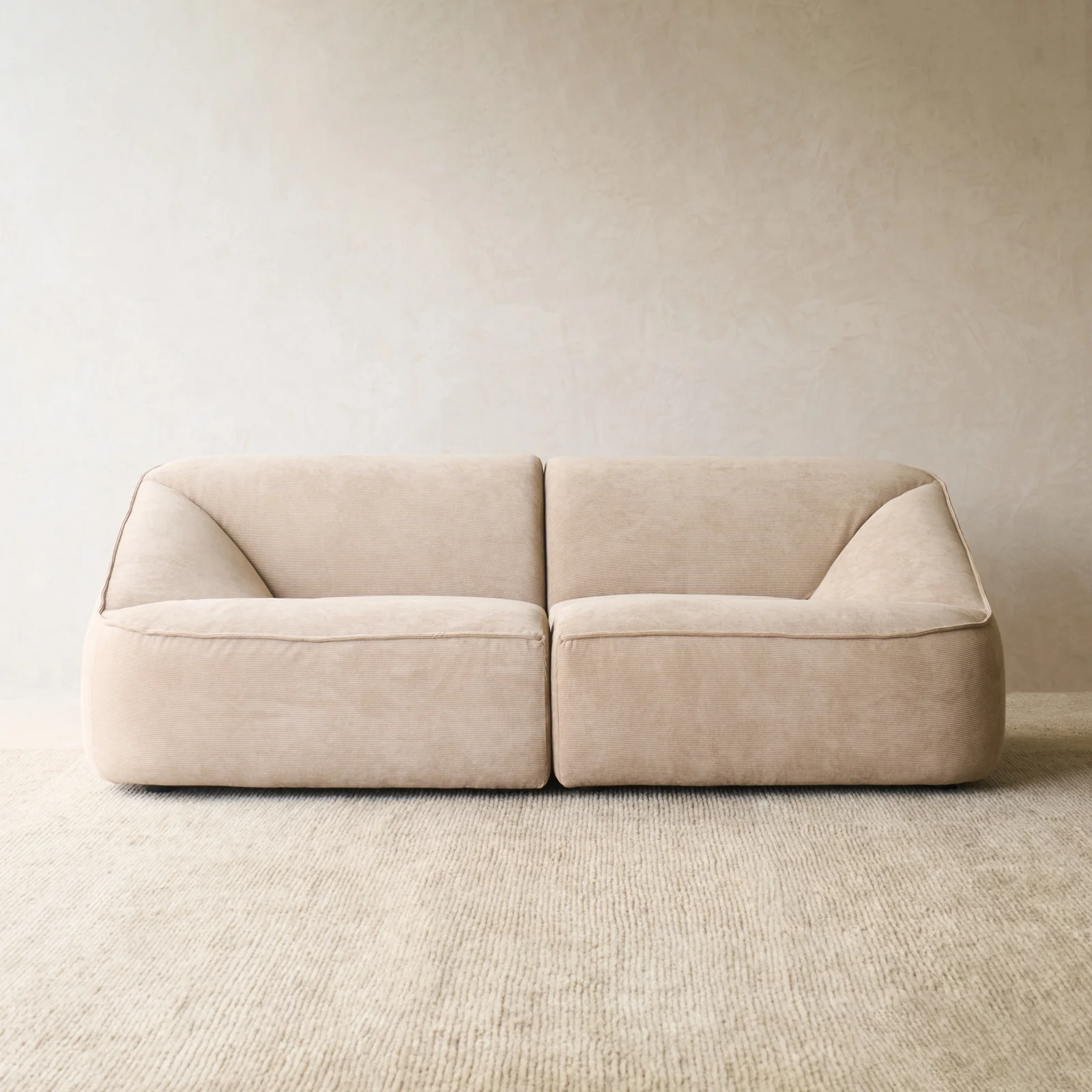 Fast Facette Modular Fabric Sofa 3 Seater – Ammonite 198cm Responsible