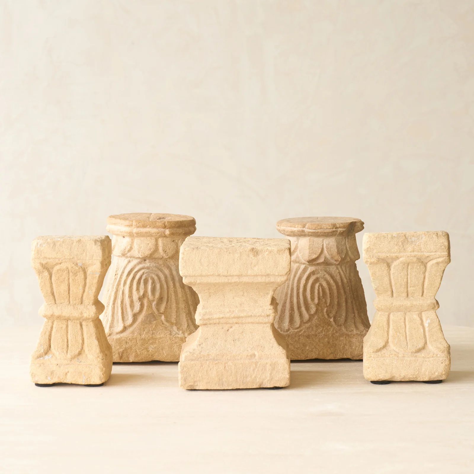 Breathable Reclaimed Sandstone Candle Pedestal Healthy
