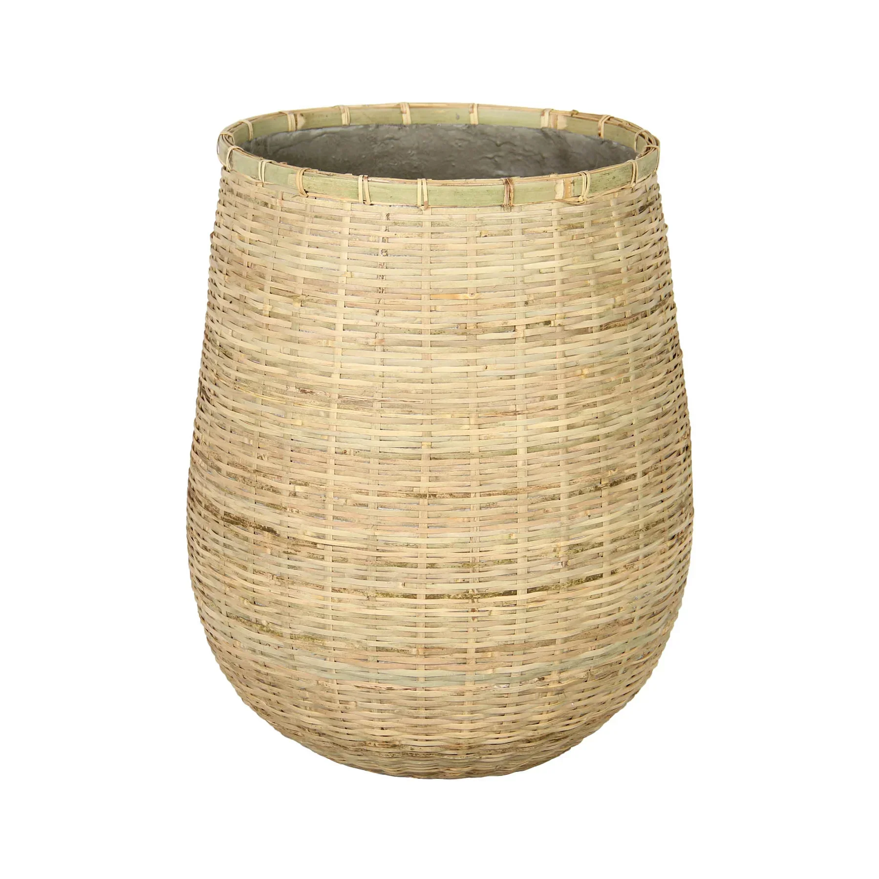 Functional Bamboo Indoor Basket Pot – Natural Lightweight
