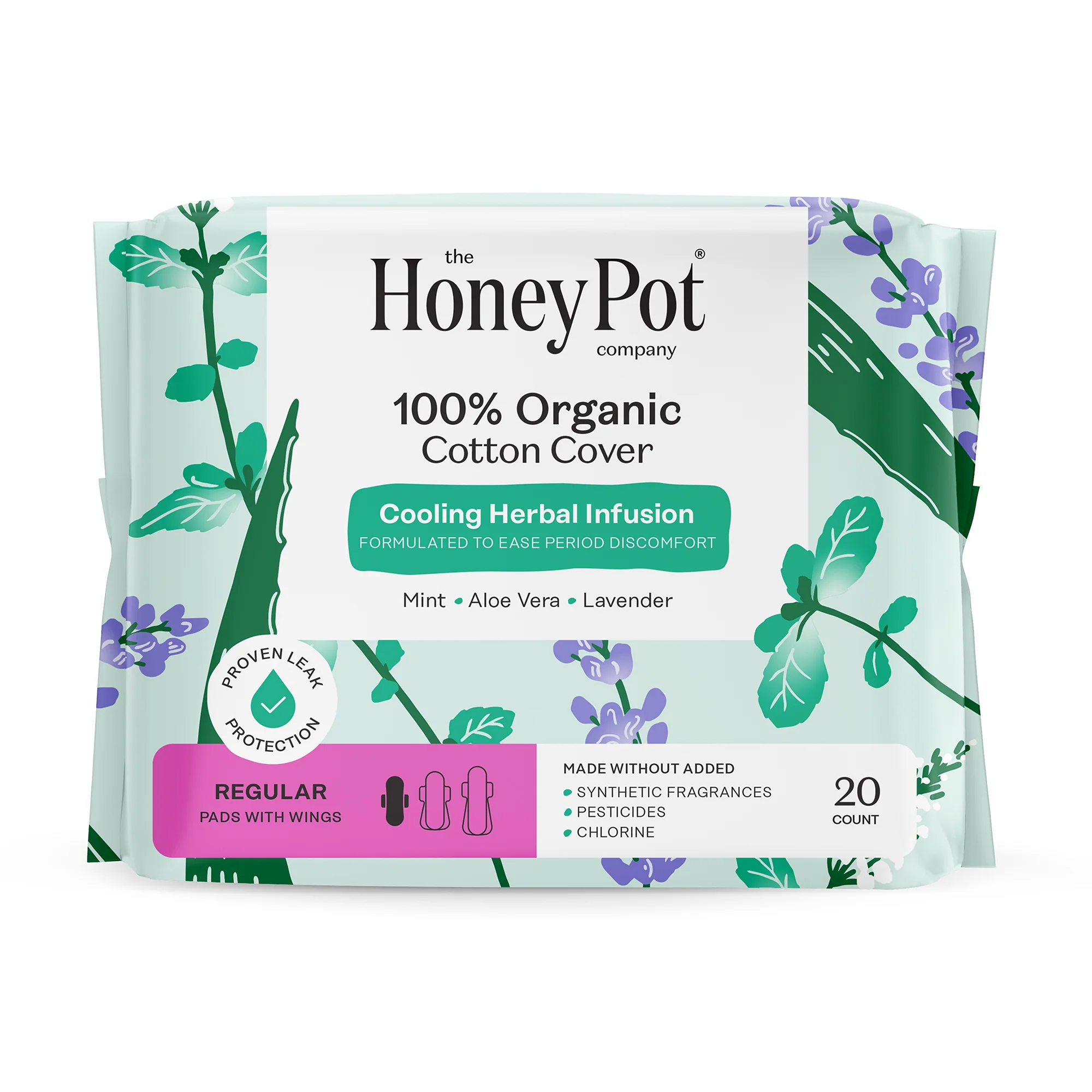 Fine HoneyPot Menstrual Pads – Cooling Herbal-Infused Luxury