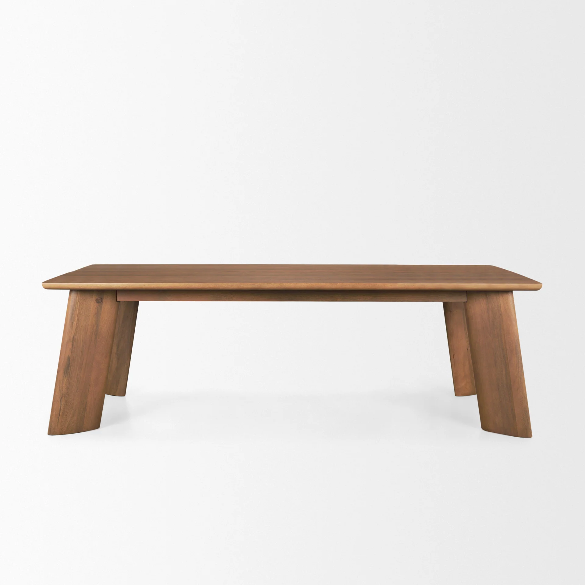 Artisan Jonan Brown Solid Mango Wood Rectangular Dining Table Contemporary