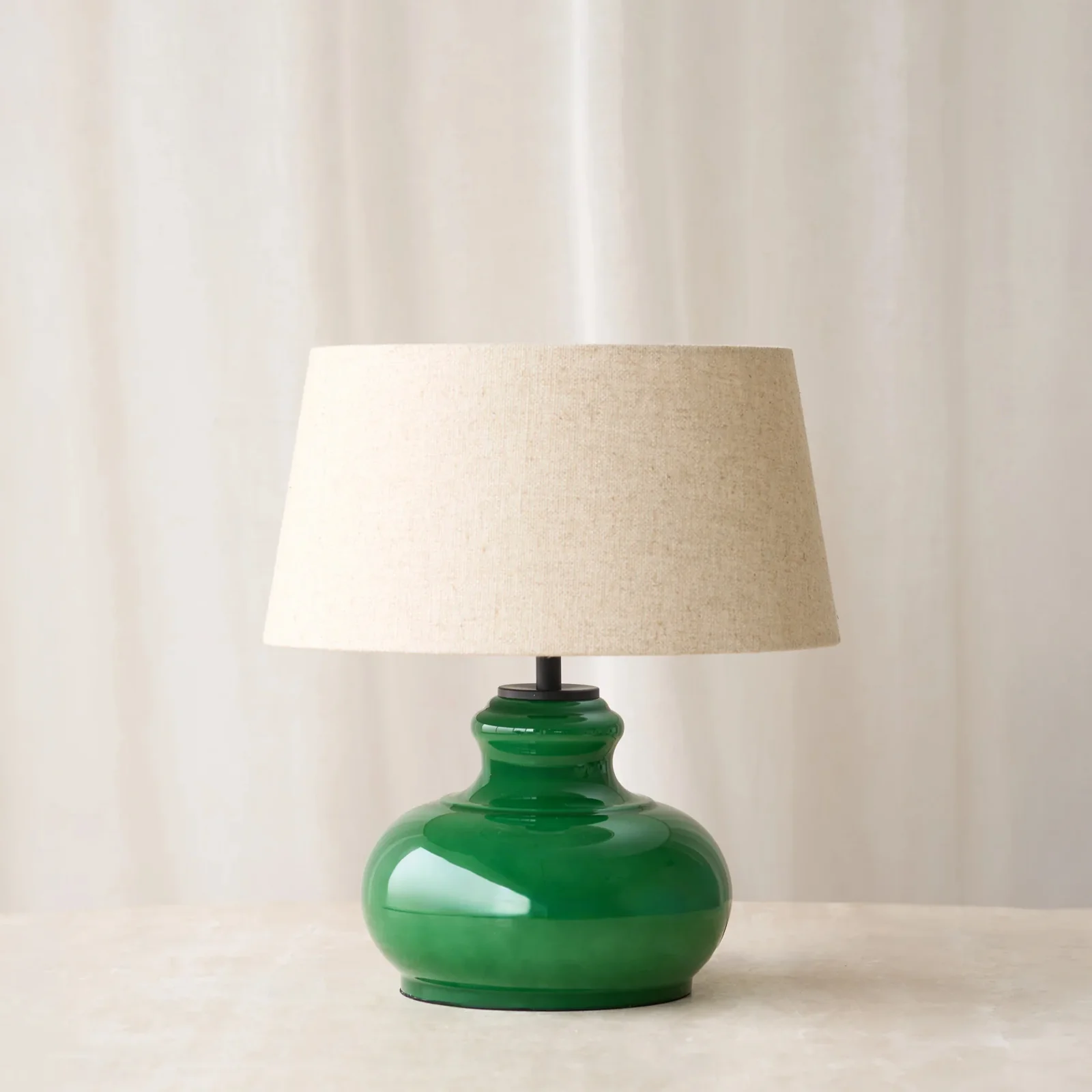 Premium Verde Table Lamp Green 25cm Trendy