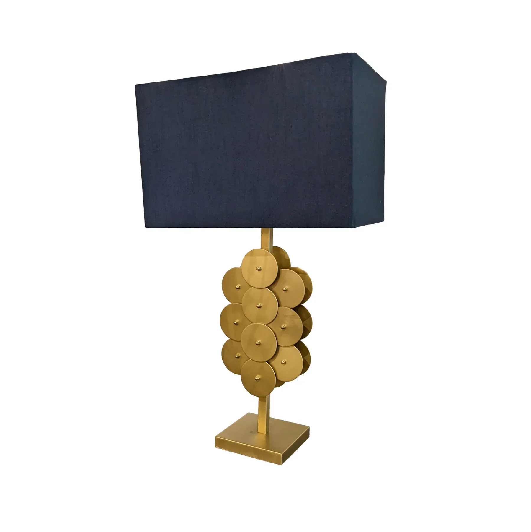Healthy Skye Brass Disc Lamp Secure