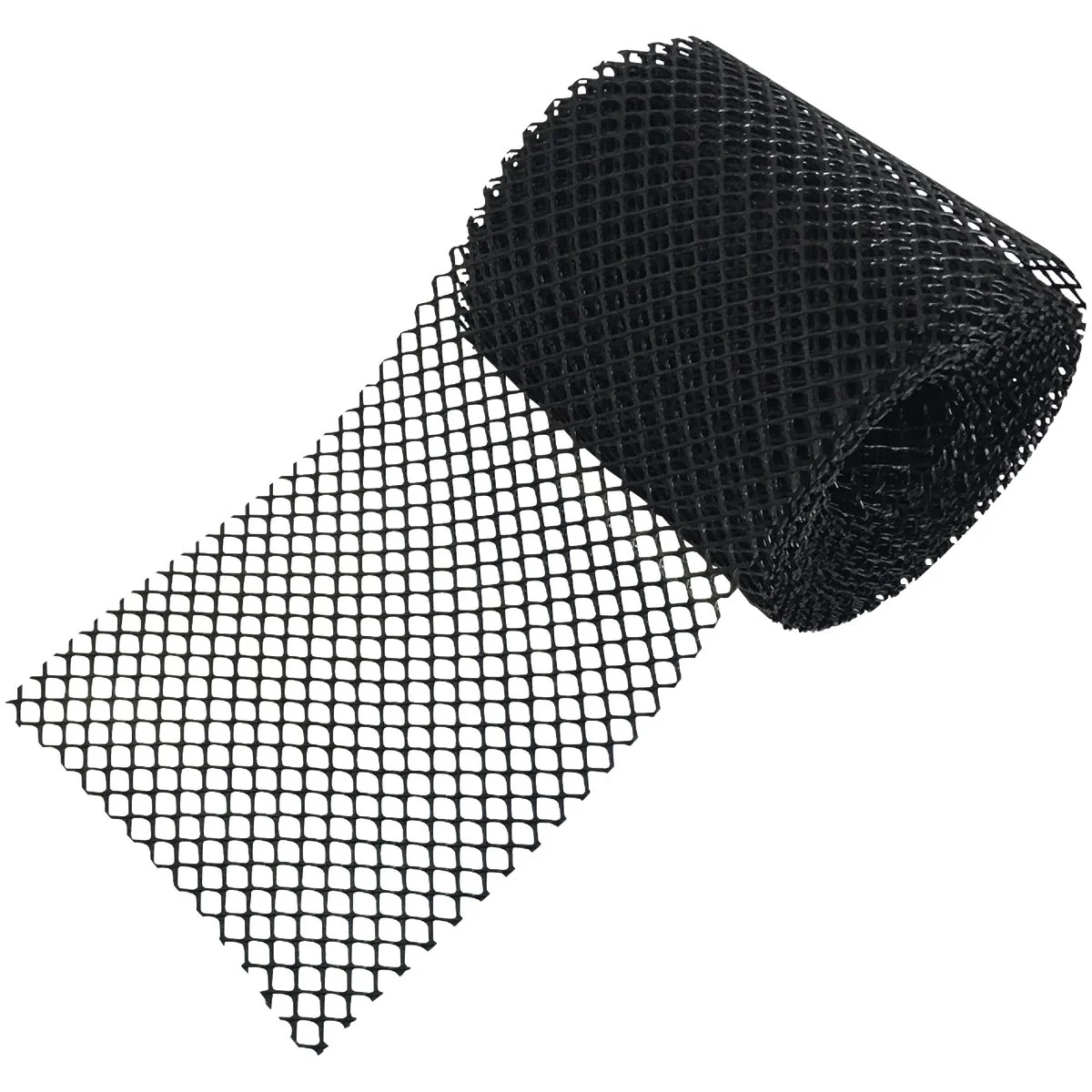 Breathable Frost King 6 In. x 20 Ft. Black Plastic Gutter Guard Superior