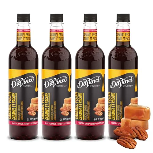Verified Classic Caramel Pecan Syrup 101.6 Fl Oz Sustainable