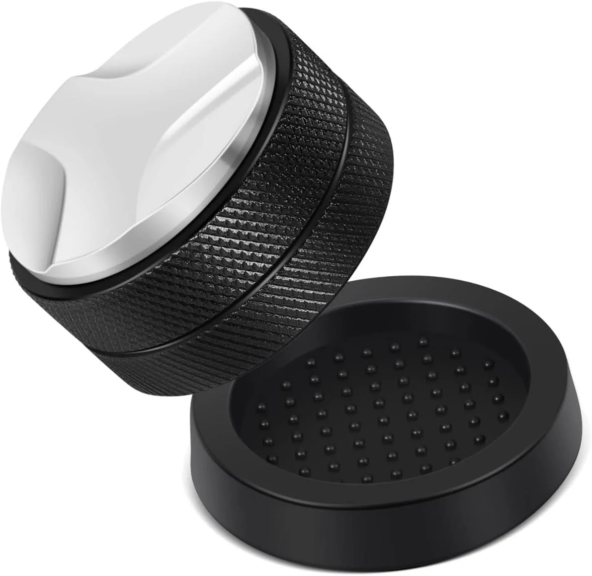Optimized Flexzion Espresso Distribution Tool 51mm Coffee Leveler Adjustable Depth and Universally Compatible Espresso Leveler for 51mm Portafilters and Safe