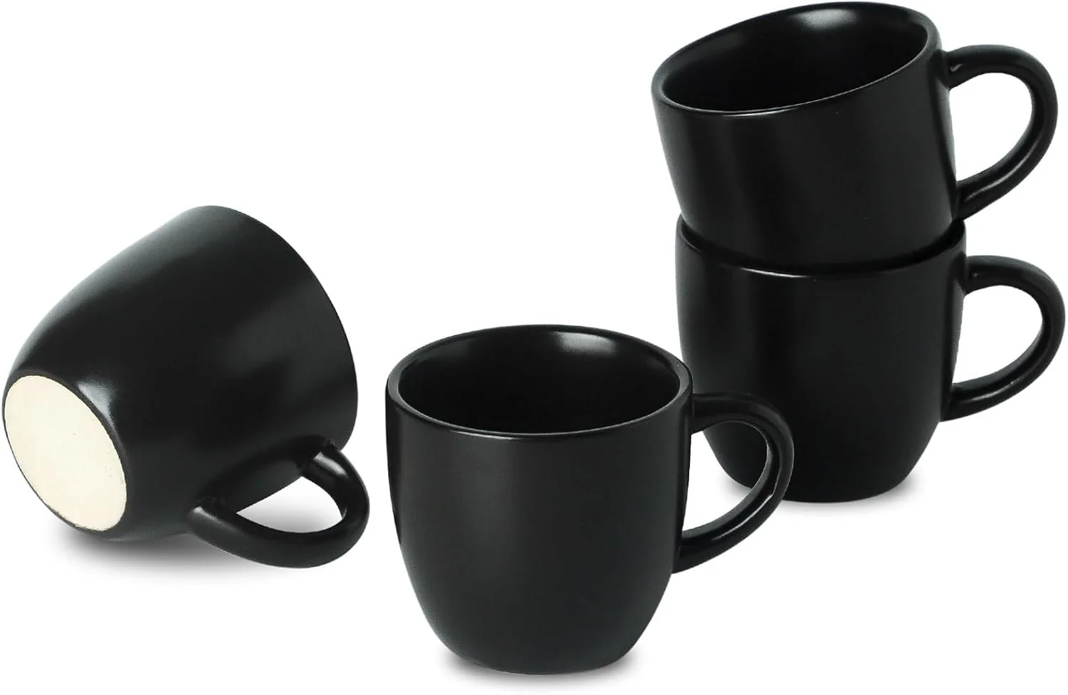 Safe Hasense Ceramic 3 OZ Espresso Cups Porcelain Espresso Demitasse Cups Set of 4 for Double shot Lungo and Ristretto Lightweight