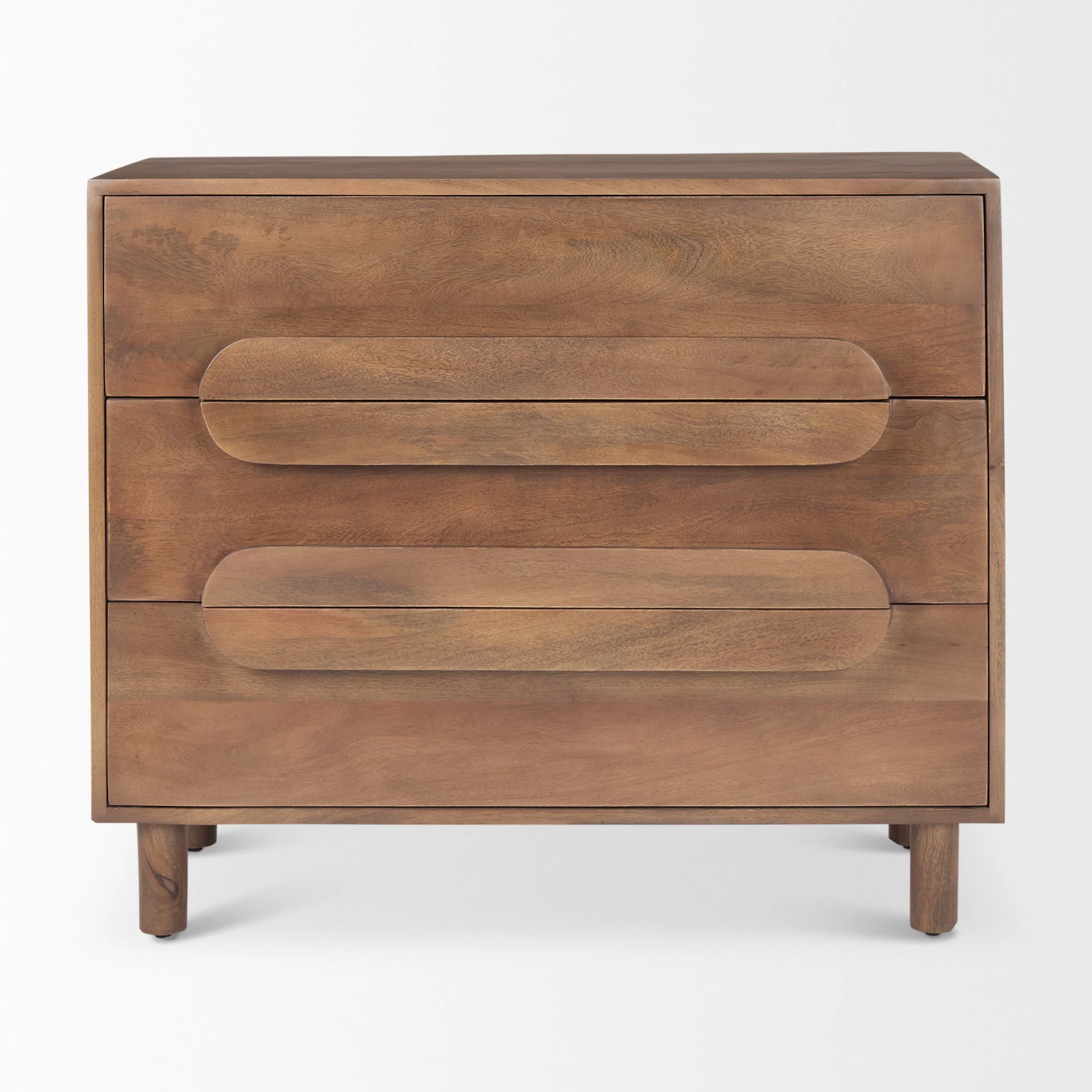 Verified Astrid Solid Wood 3-Drawer Cabinet Premium