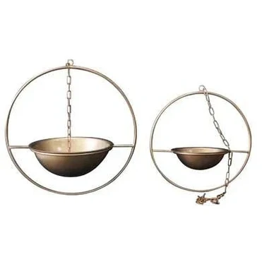 Breathable Earth Wind Fire Hanging Pots set of 2 Specialty