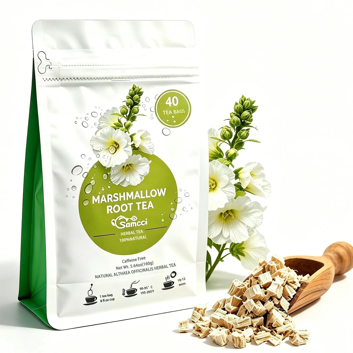 Breathable Marshmallow Root Tea – Natural Digestive Respiratory Support Unique